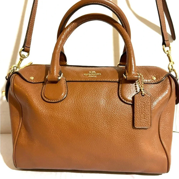 Coach brown crossbody handbag - Picture 4 of 12